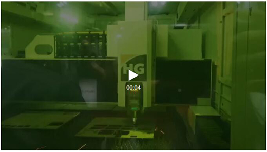 上6尊龙超高功率激光切割机埃森展示场切割视频