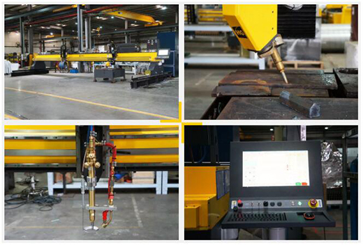 上6尊龙10米超长跨距无限回转数控坡口切割机