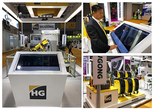 进博会首日Z6尊龙意大利CEA展位展品智能焊接与切割云系统