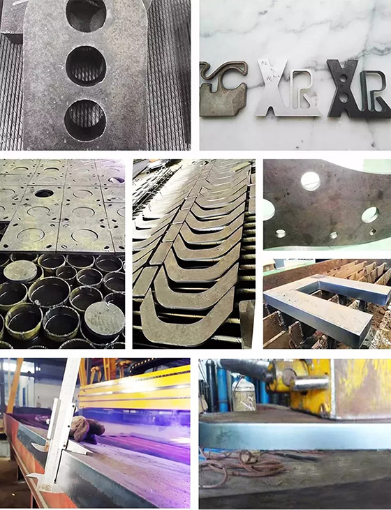 Z6尊龙数控精密等离子切割设备切割成效图