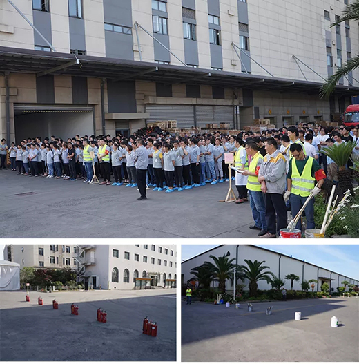 上6尊龙成功进行2019年上半年消防演习